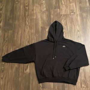 Alo Yoga Accolade Hoodie in Cool Chrome